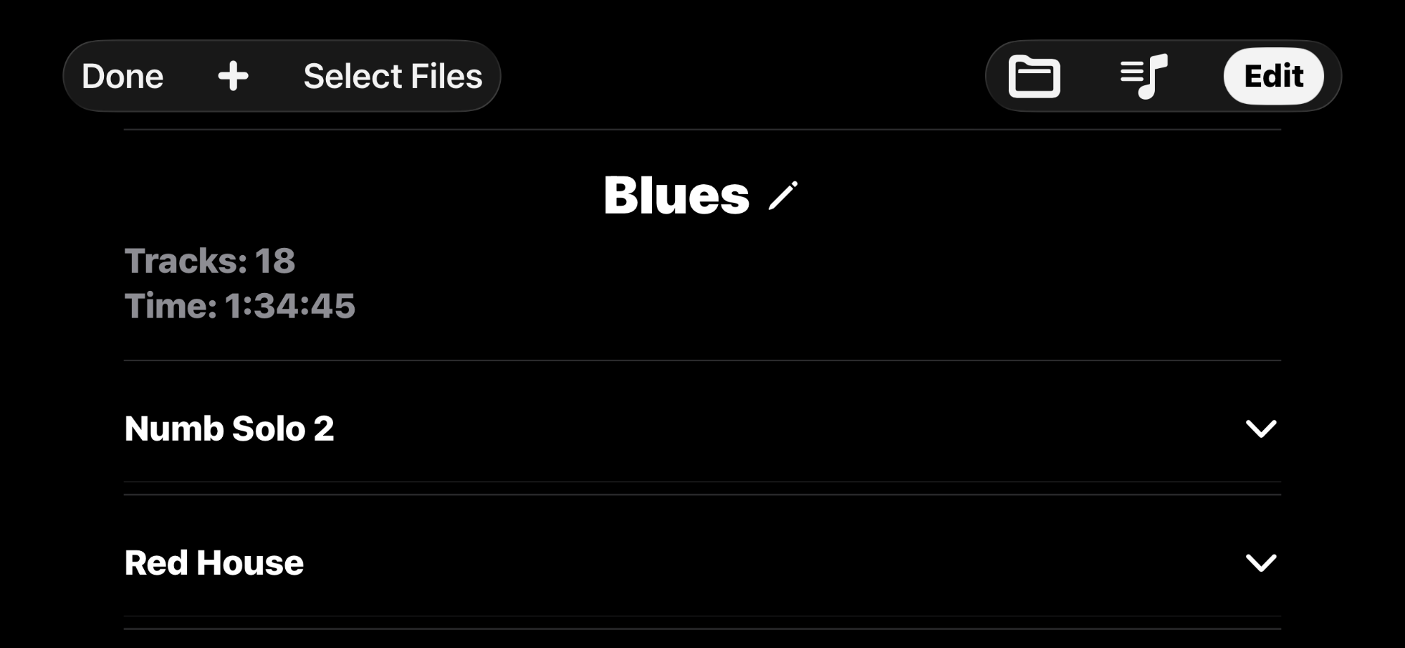 Track Settings Landscape