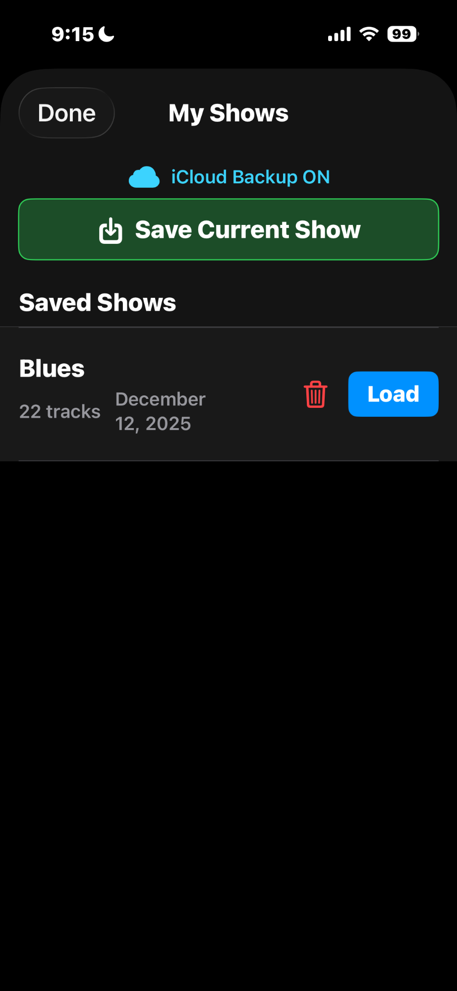 Show Cues Pro My Shows